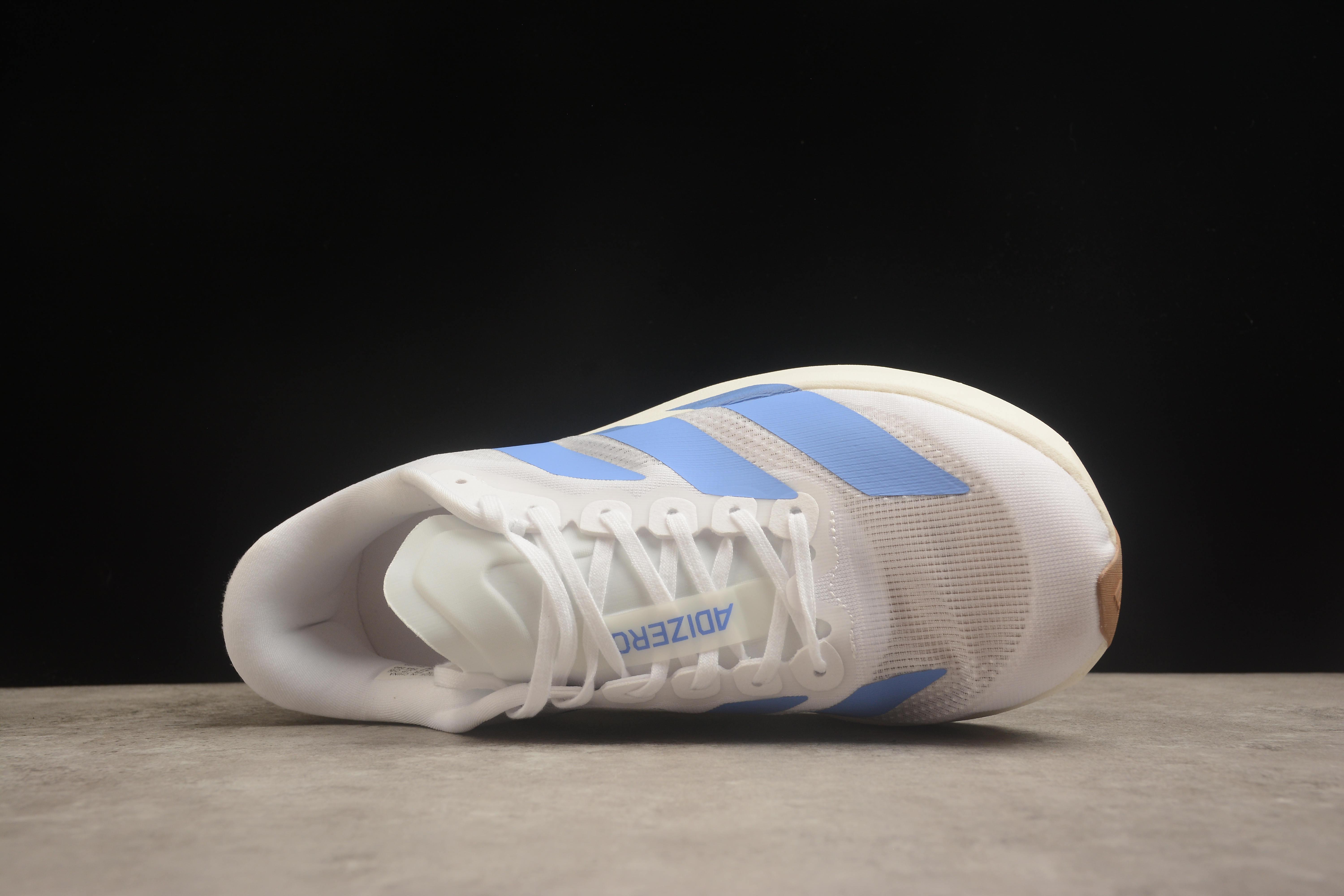 adidas Adizero Evo SL "White/Blue Fusion" фото № 8