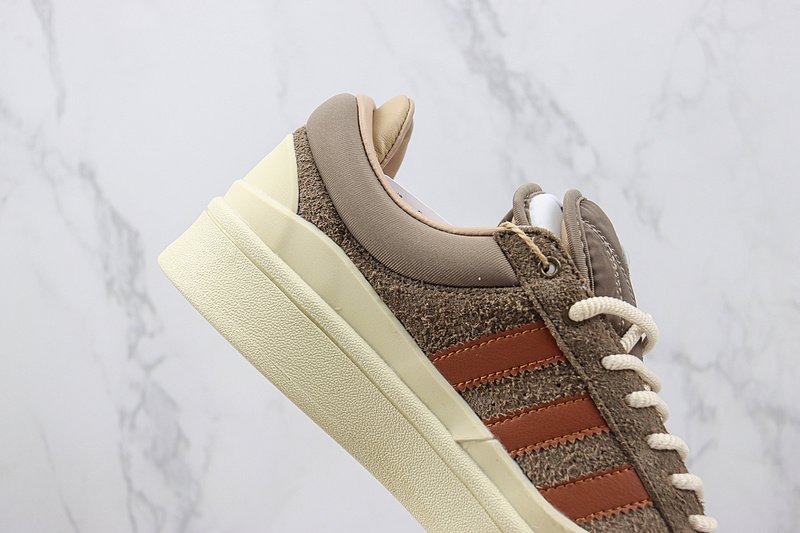 Bad Bunny x Adidas Campus Light "Brown/Cream White" фото № 3