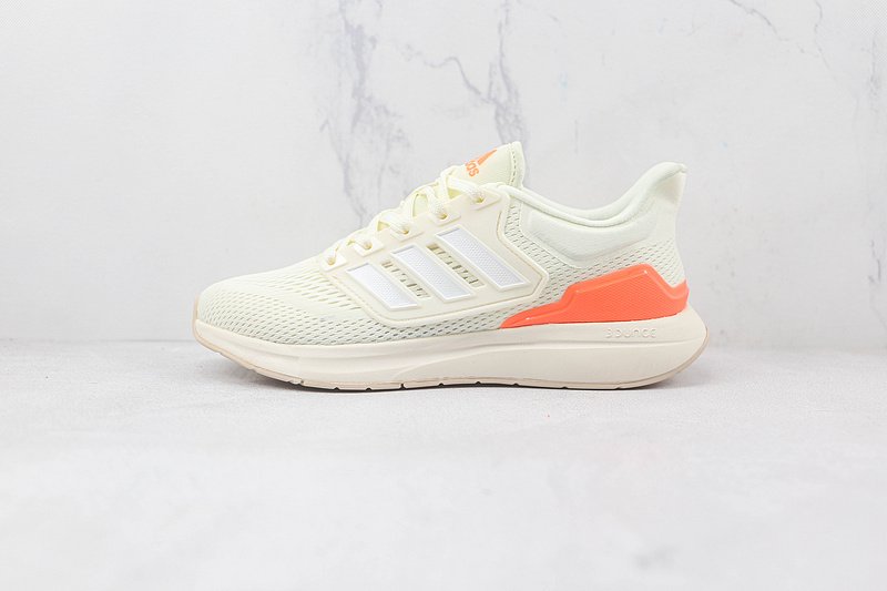 Adidas EQ21 "Rice White/Orange/Cloud White" фото № 2