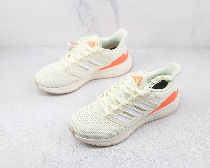 Adidas EQ21 "Rice White/Orange/Cloud White" фото № 5