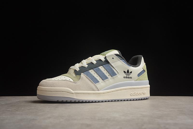 Adidas Forum Low "Grey Navy Green" фото № 8