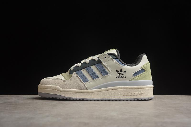 Adidas Forum Low "Grey Navy Green" фото № 7