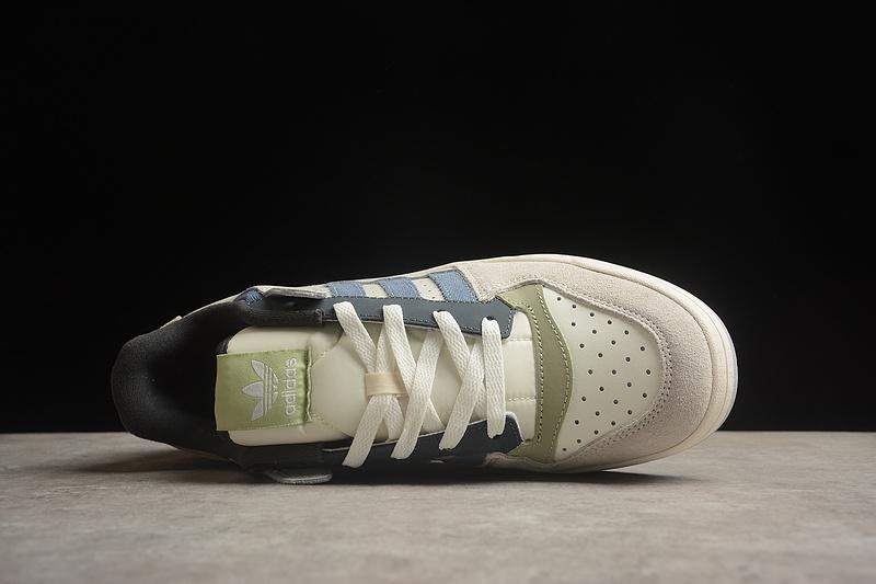 Adidas Forum Low "Grey Navy Green" фото № 4