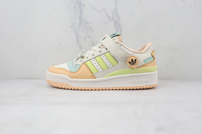 Adidas Forum 84 Low "Chalk White Yellow" фото № 2