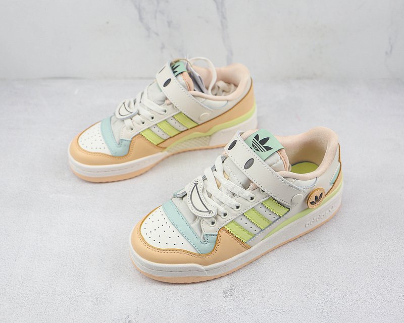 Adidas Forum 84 Low "Chalk White Yellow" фото № 5