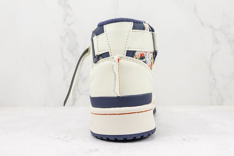 Adidas Forum 84 Mid "Chalk White/Blue" фото № 9