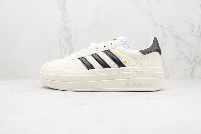 Adidas Gazelle Bold "Cloud White/Core Black" фото № 2