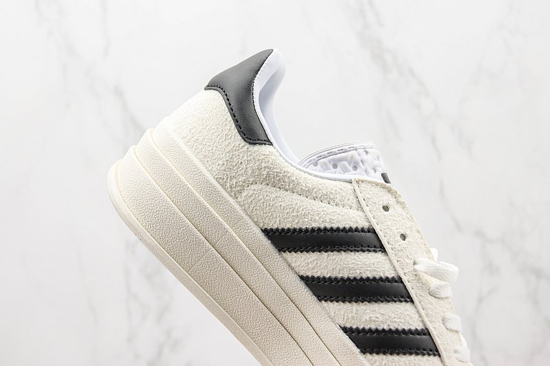 Adidas Gazelle Bold "Cloud White/Core Black" фото № 3