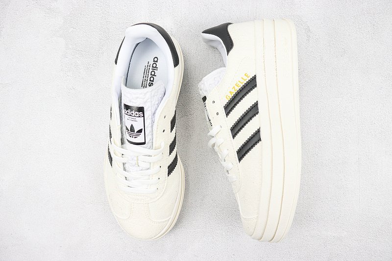 Adidas Gazelle Bold "Cloud White/Core Black" фото № 6