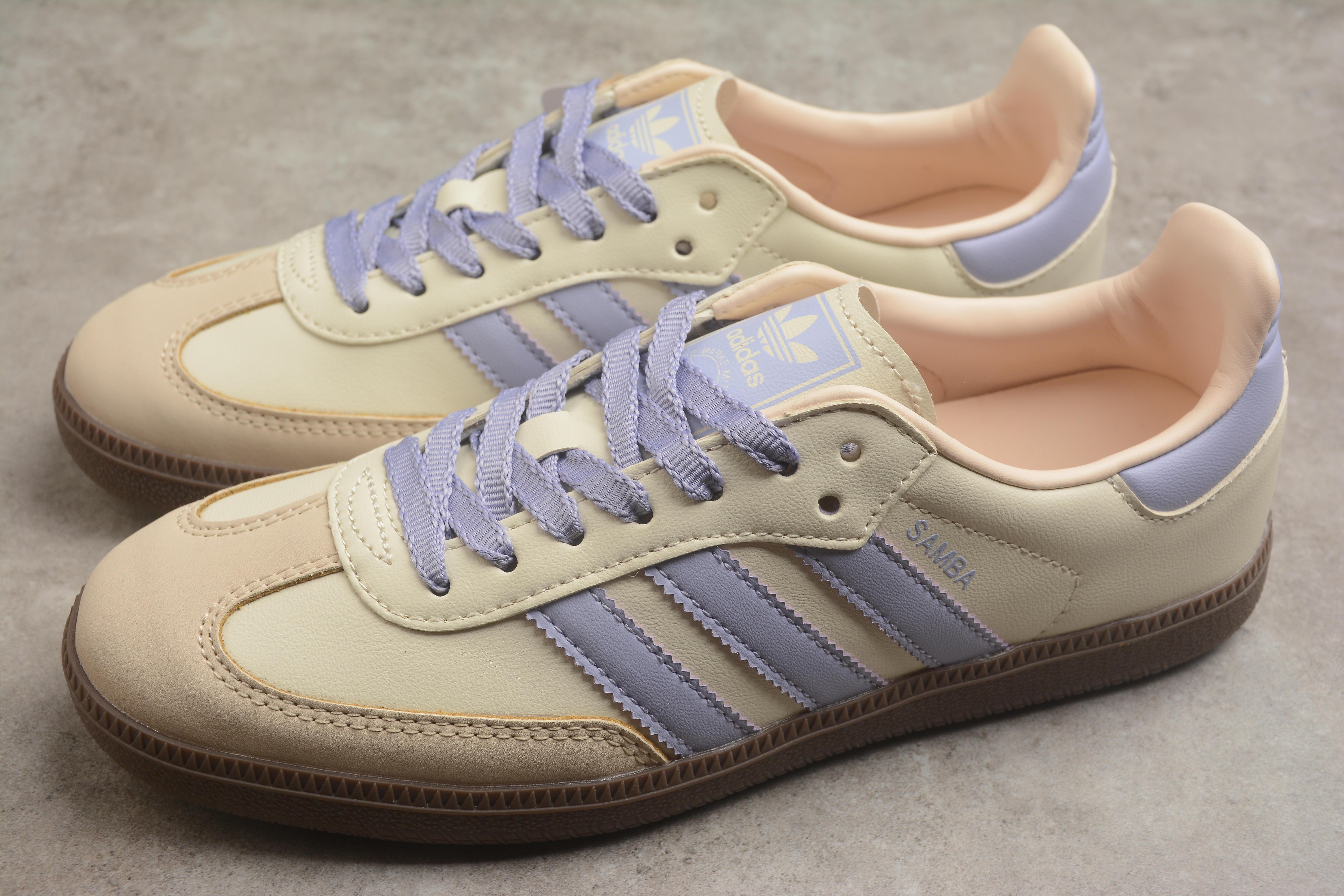 Adidas Samba OG "Cream White Violet" фото № 6
