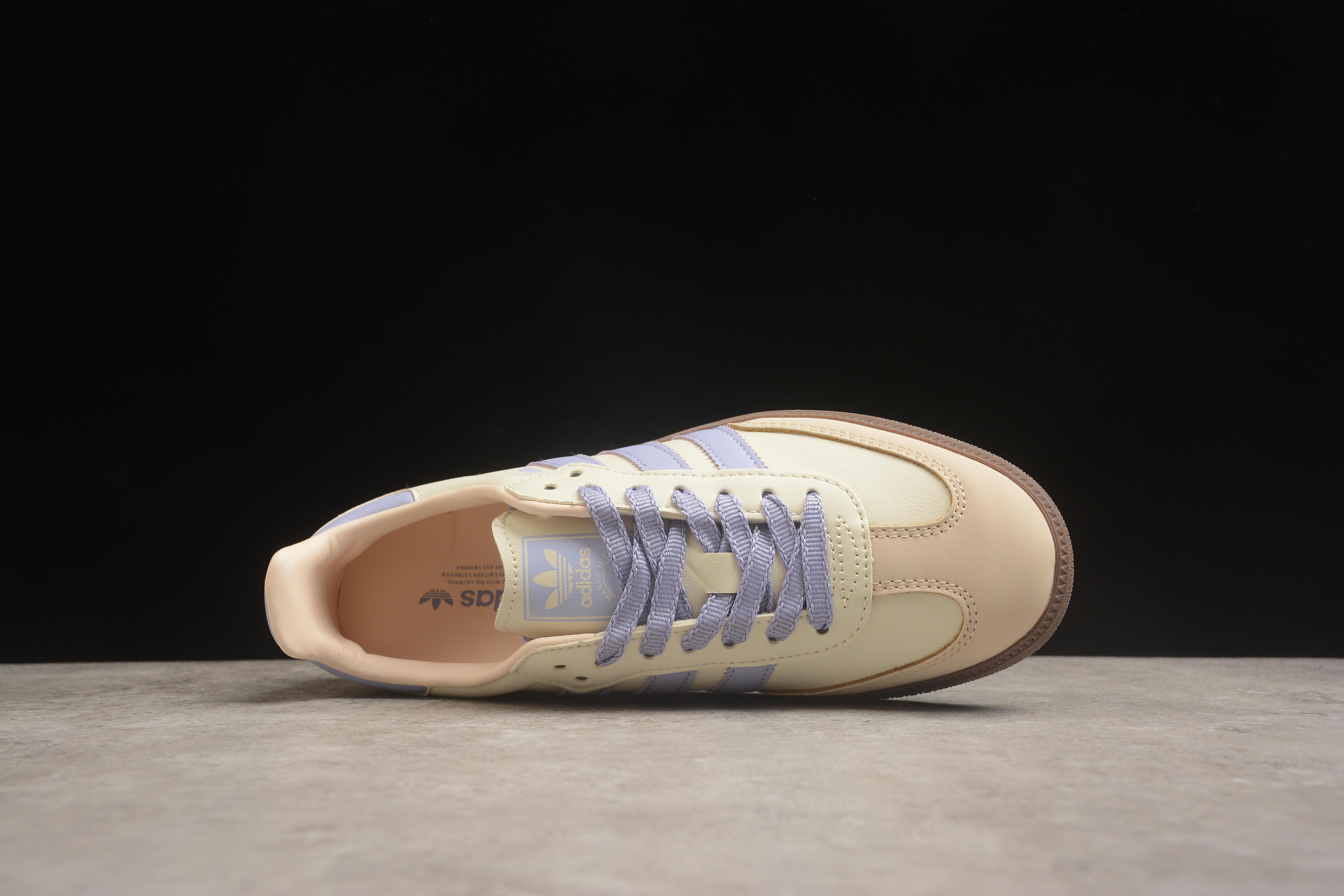 Adidas Samba OG "Cream White Violet" фото № 3