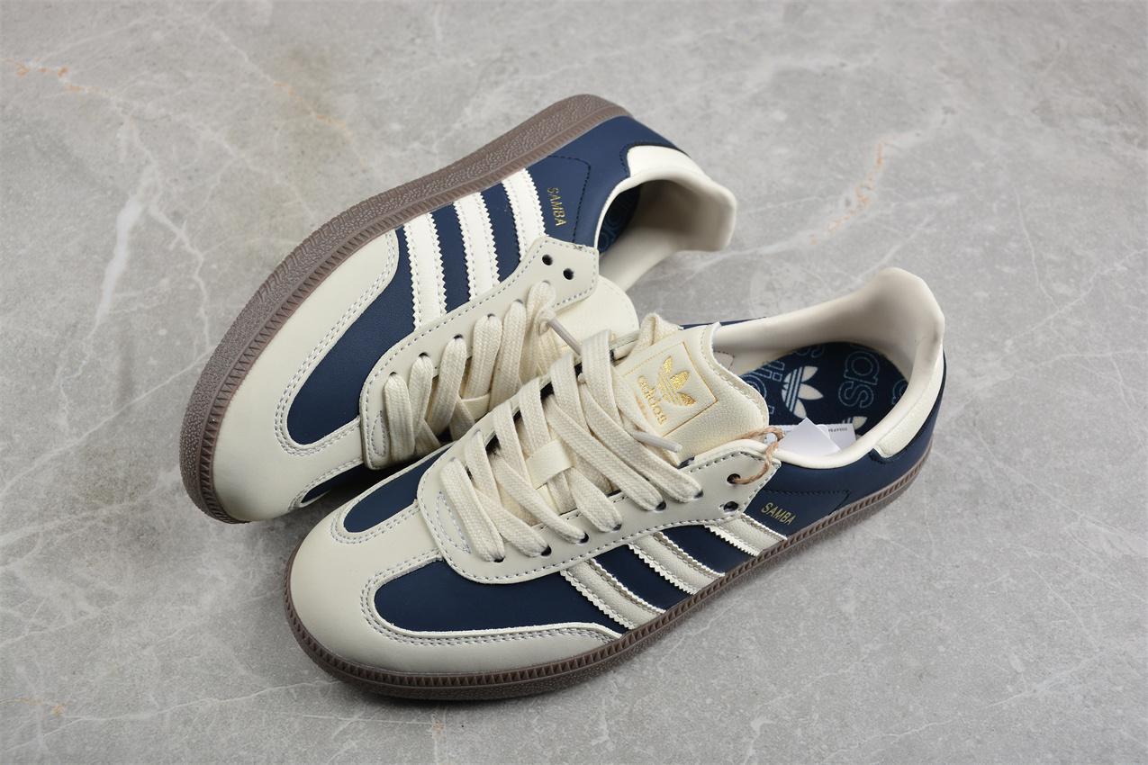 Adidas Samba OG "Night Indigo Crew White" фото № 6