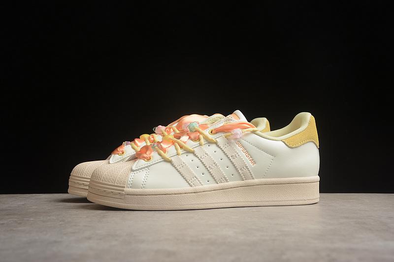 Adidas Superstar "Orange/Yellow/White" фото № 4