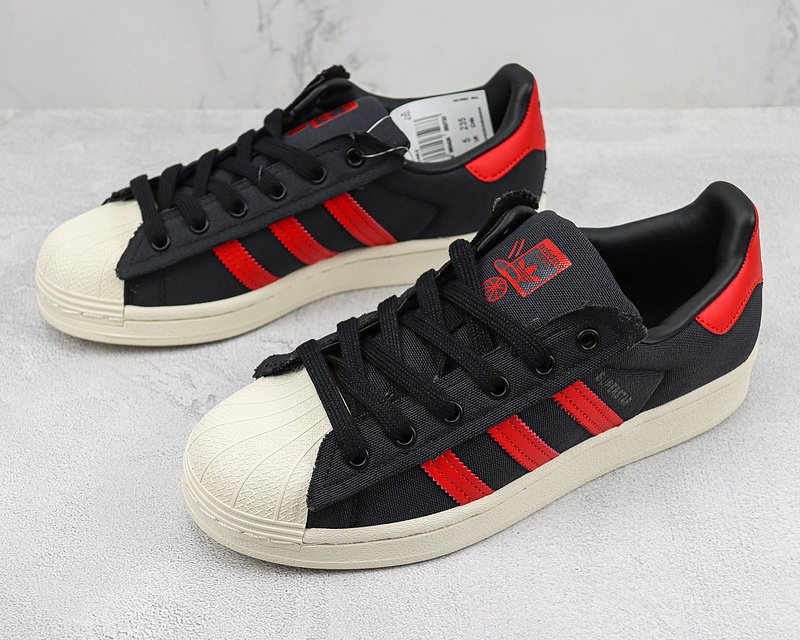 Adidas Originals Superstar "Black/Red/White" фото № 5
