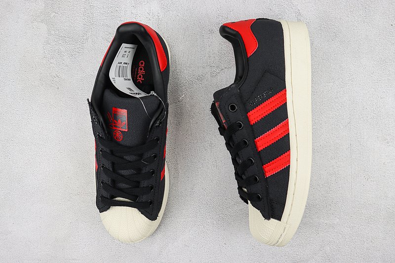 Adidas Originals Superstar "Black/Red/White" фото № 6