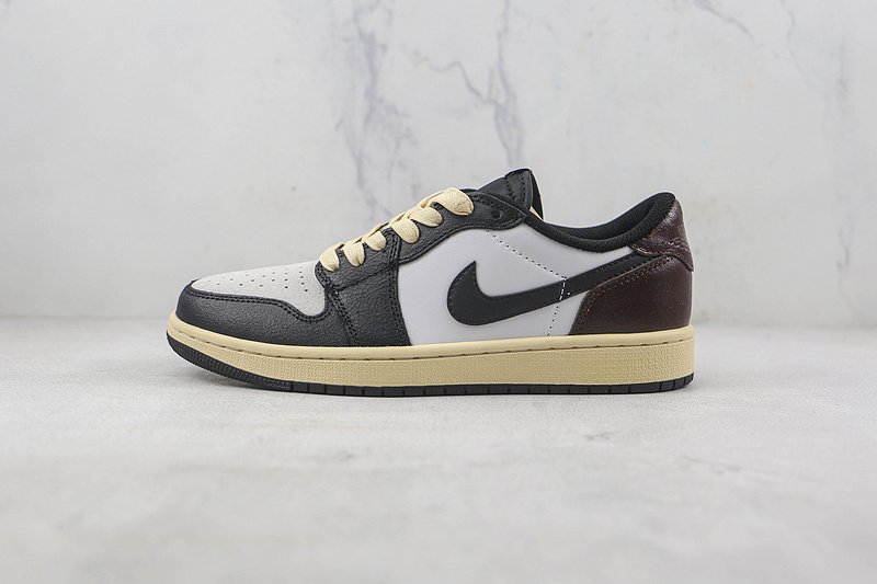 Air Jordan 1 Low OG "White/Black/Beige" фото № 2