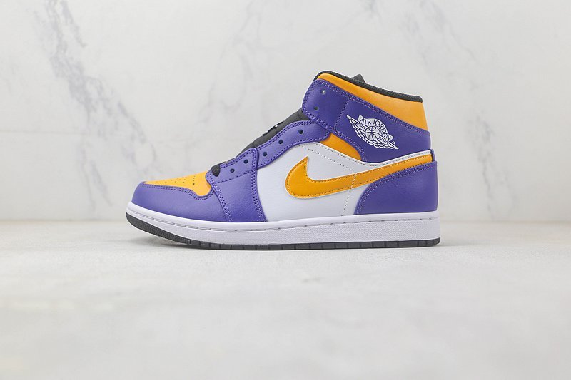 Air Jordan 1 Mid "Lakers 2022" фото № 2