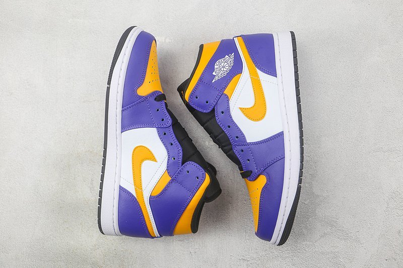 Air Jordan 1 Mid "Lakers 2022" фото № 7