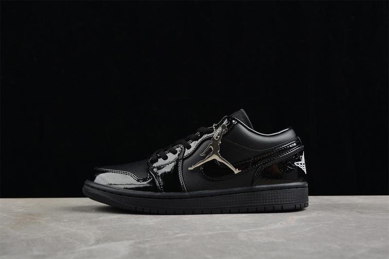 Air Jordan 1 Low "Black Patent" фото № 4