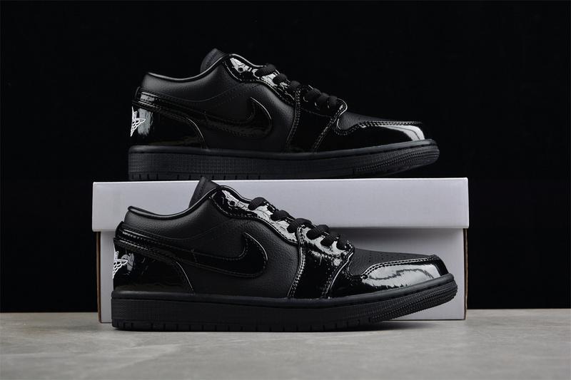 Air Jordan 1 Low "Black Patent" фото № 5