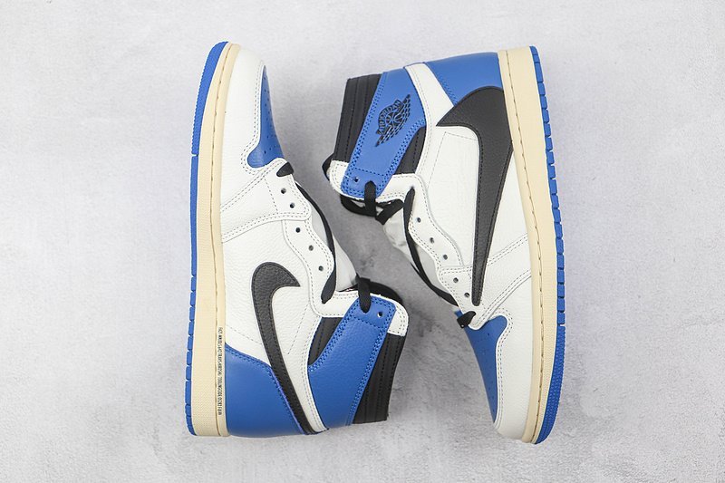 Travis Scott x Air Jordan 1 High OG SP Fragment "White/Blue" фото № 6