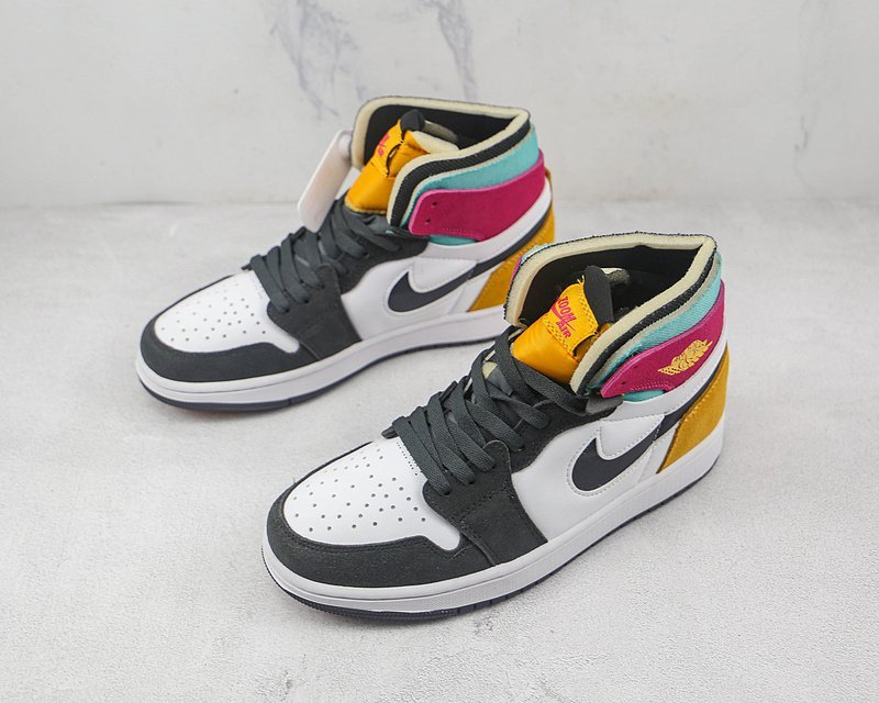 Air Jordan 1 High Zoom Air "Anthracite" фото № 5