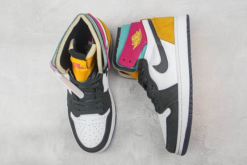 Air Jordan 1 High Zoom Air "Anthracite" фото № 7