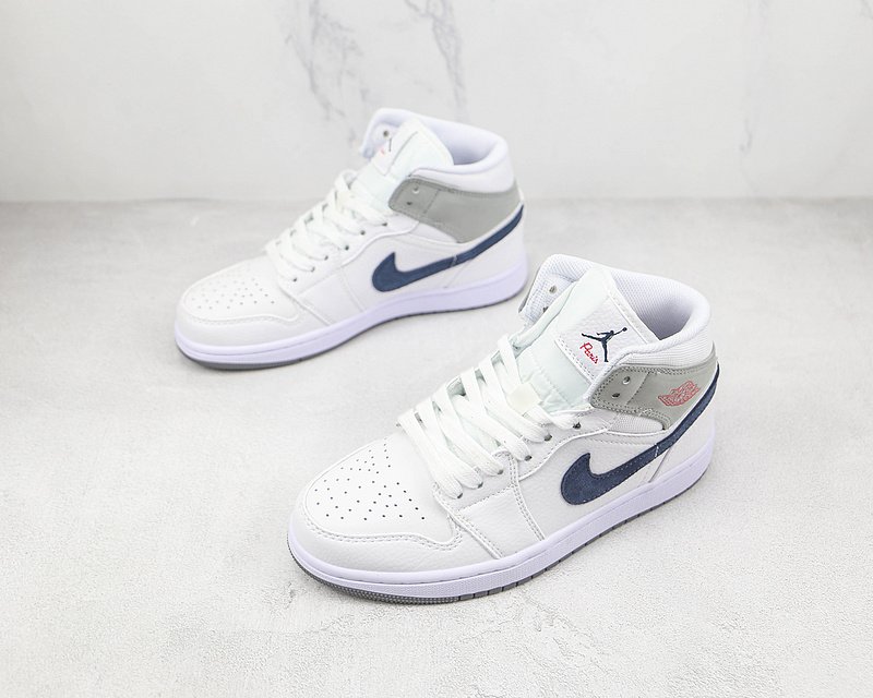 Air Jordan 1 Mid "Paris White" фото № 5