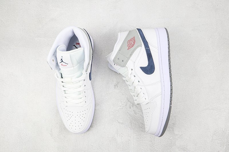Air Jordan 1 Mid "Paris White" фото № 7