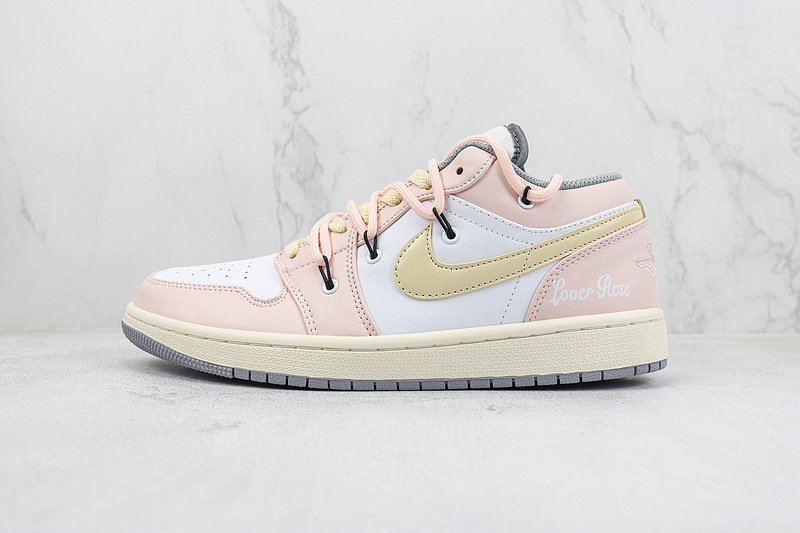 Air Jordan 1 Low "Vintage Stealth/Pink" фото № 2