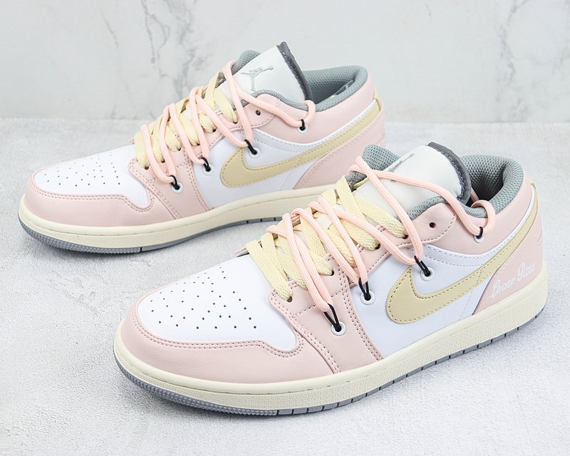 Air Jordan 1 Low "Vintage Stealth/Pink" фото № 5