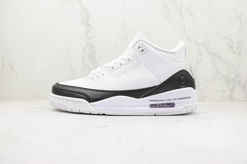 Fragment x Air Jordan 3 Retro "Black/White" фото № 2