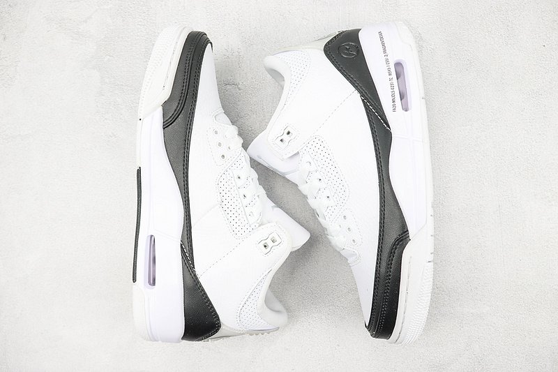 Fragment x Air Jordan 3 Retro "Black/White" фото № 6