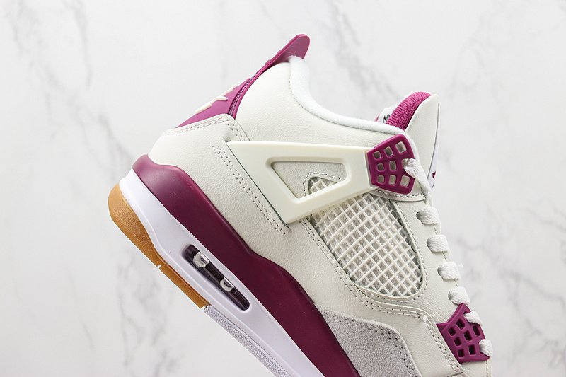 Air Jordan 4 Retro "White/Purple/Grey" фото № 4