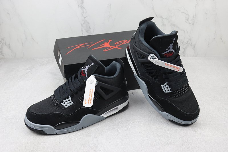 Air Jordan 4 "Black Chrome" фото № 7