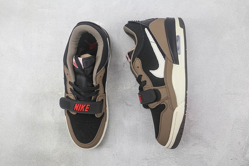 Air Jordan Legacy 312 Low "Black/White/Gold" фото № 6