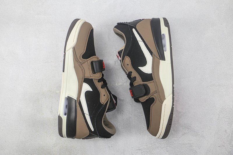 Air Jordan Legacy 312 Low "Black/White/Gold" фото № 7