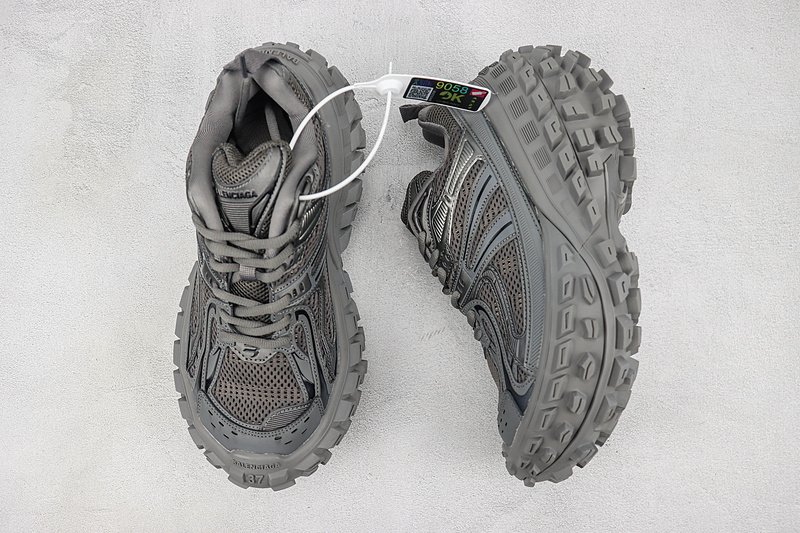 Balenciaga Defender Trainers "Grey/Brown/Silver" фото № 6