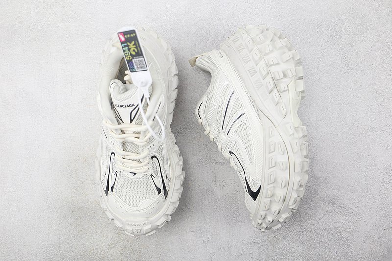 Balenciaga Defender Trainers "White/Grey" фото № 6