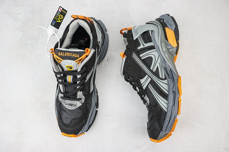 Balenciaga Runner Sneaker "Black/Gray/Orange"Balenciaga Runner Sneaker "Black/Gray/Orange" фото № 8