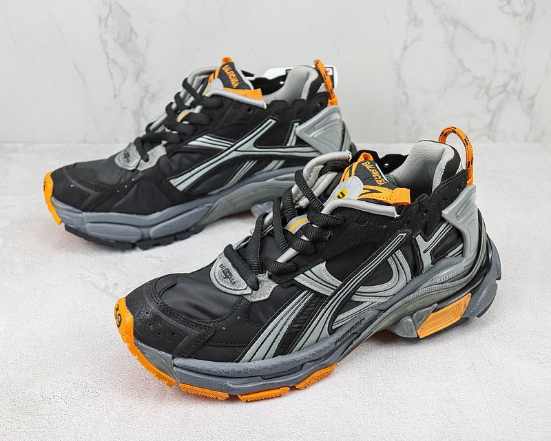 Balenciaga Runner Sneaker "Black/Gray/Orange"Balenciaga Runner Sneaker "Black/Gray/Orange" фото № 7