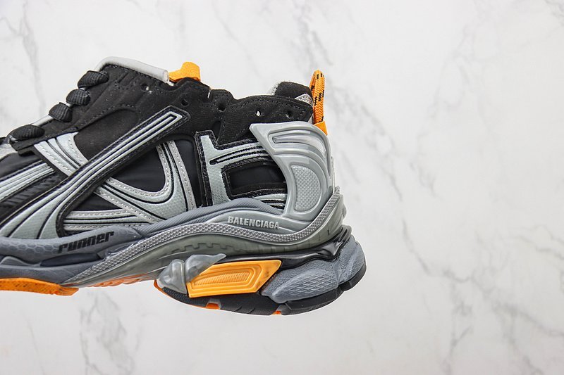 Balenciaga Runner Sneaker "Black/Gray/Orange"Balenciaga Runner Sneaker "Black/Gray/Orange" фото № 4