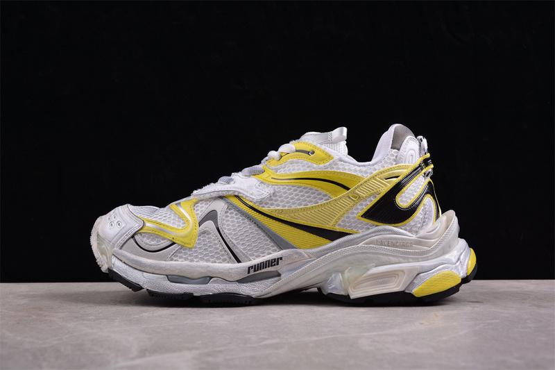 Balenciaga Runner "Worn-Out – White Yellow" фото № 3