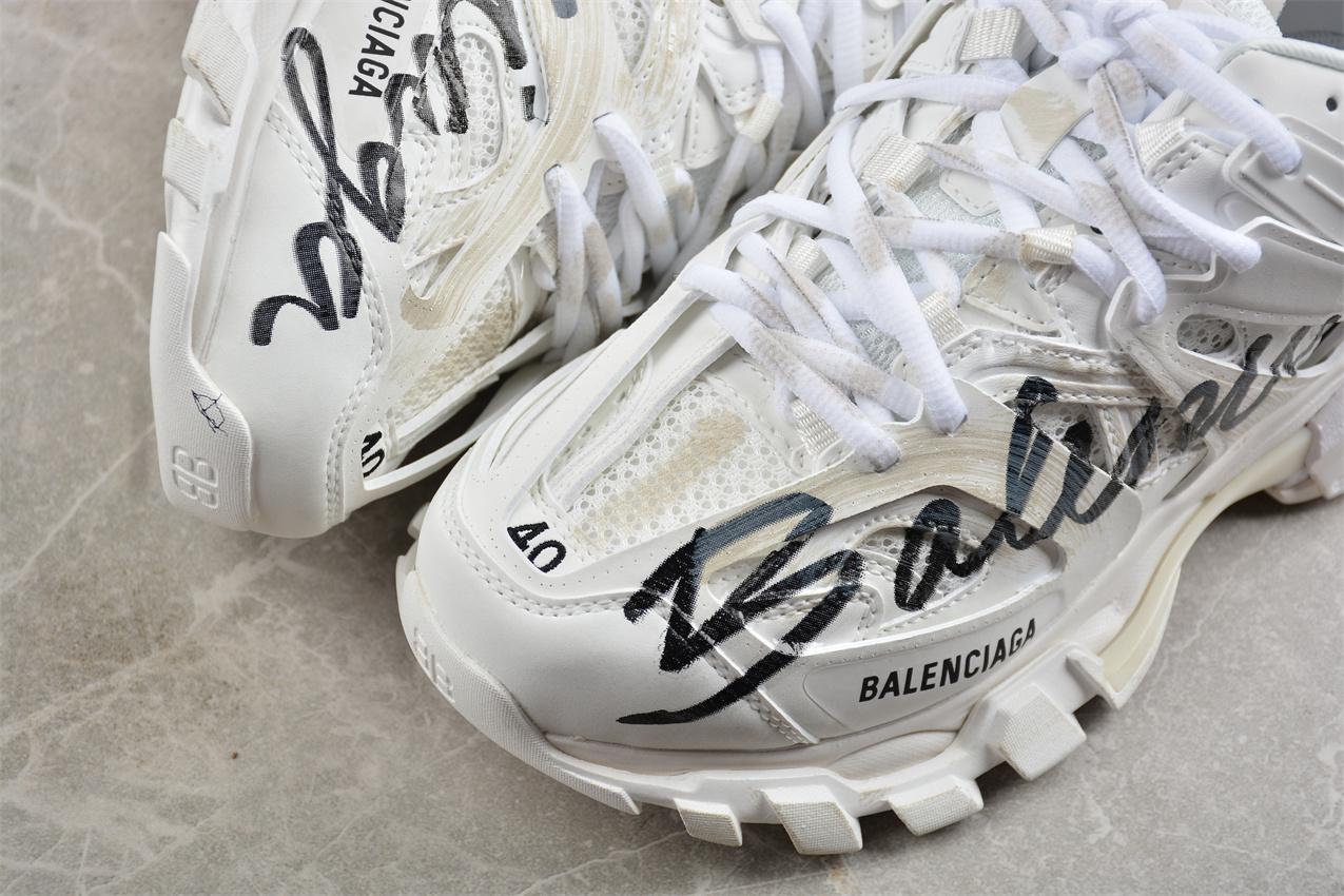 Balenciaga Track Sneaker "Signature-White" фото № 7
