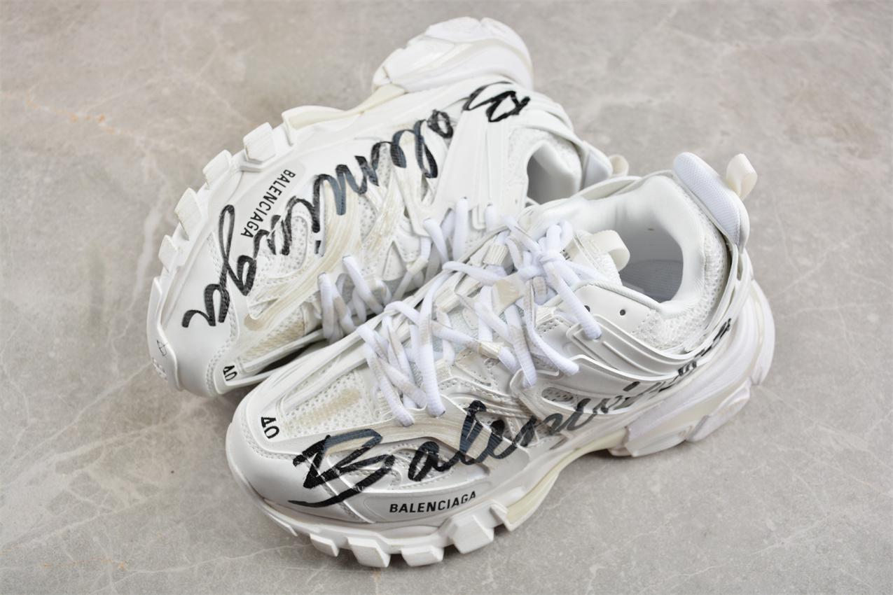 Balenciaga Track Sneaker "Signature-White" фото № 6