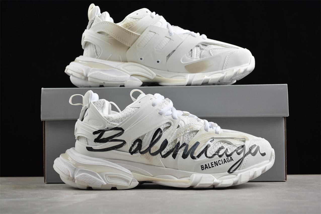 Balenciaga Track Sneaker "Signature-White" фото № 9