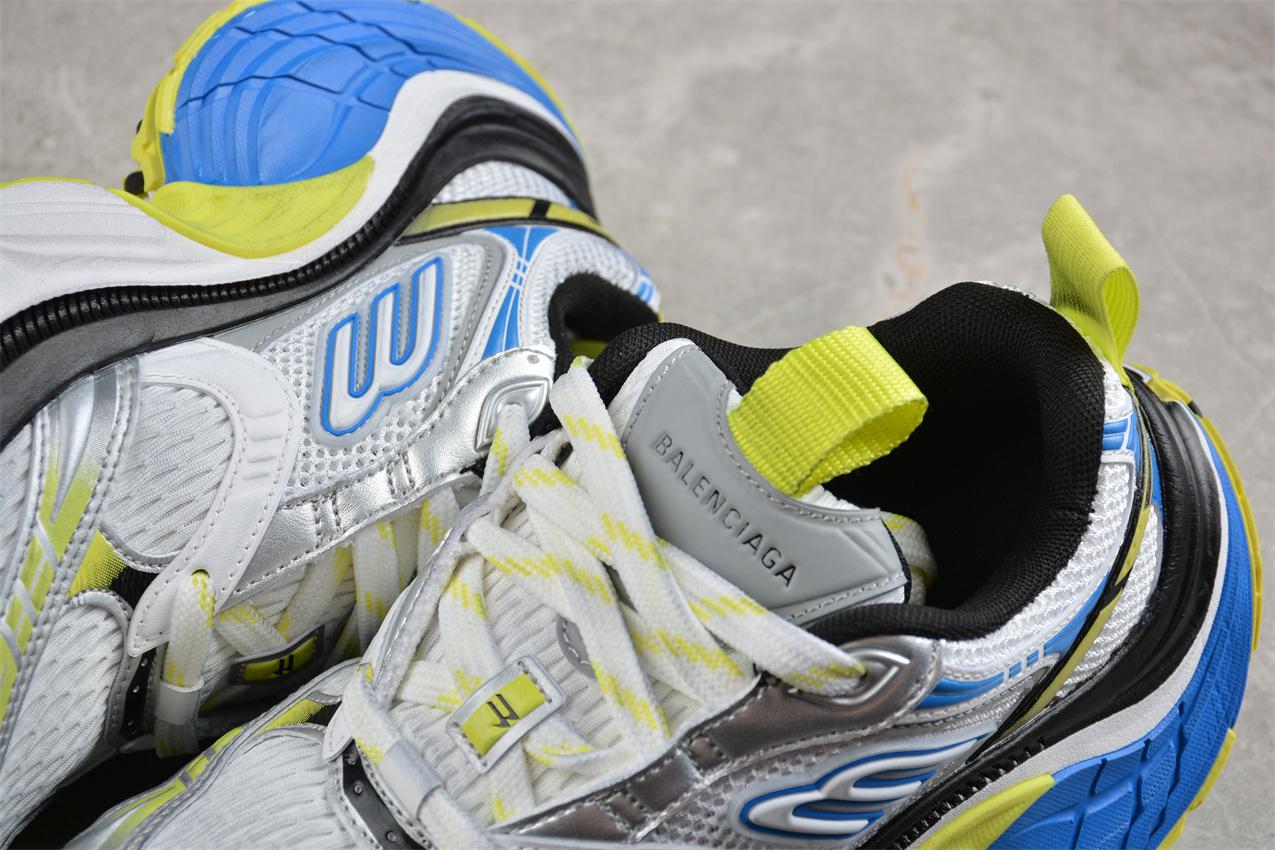 Balenciaga Track Sneaker "White/Grey/Blue/Yellow/Black" фото № 8