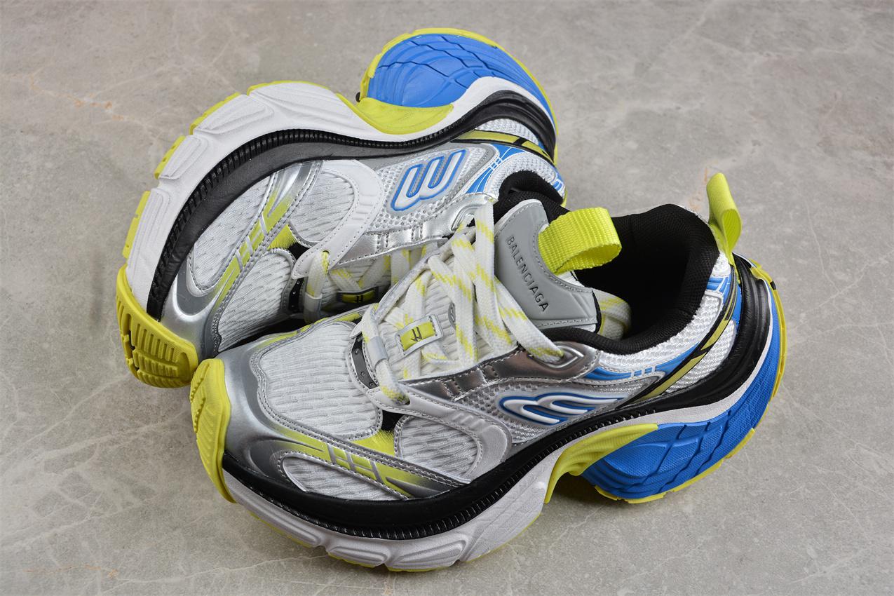 Balenciaga Track Sneaker "White/Grey/Blue/Yellow/Black" фото № 6