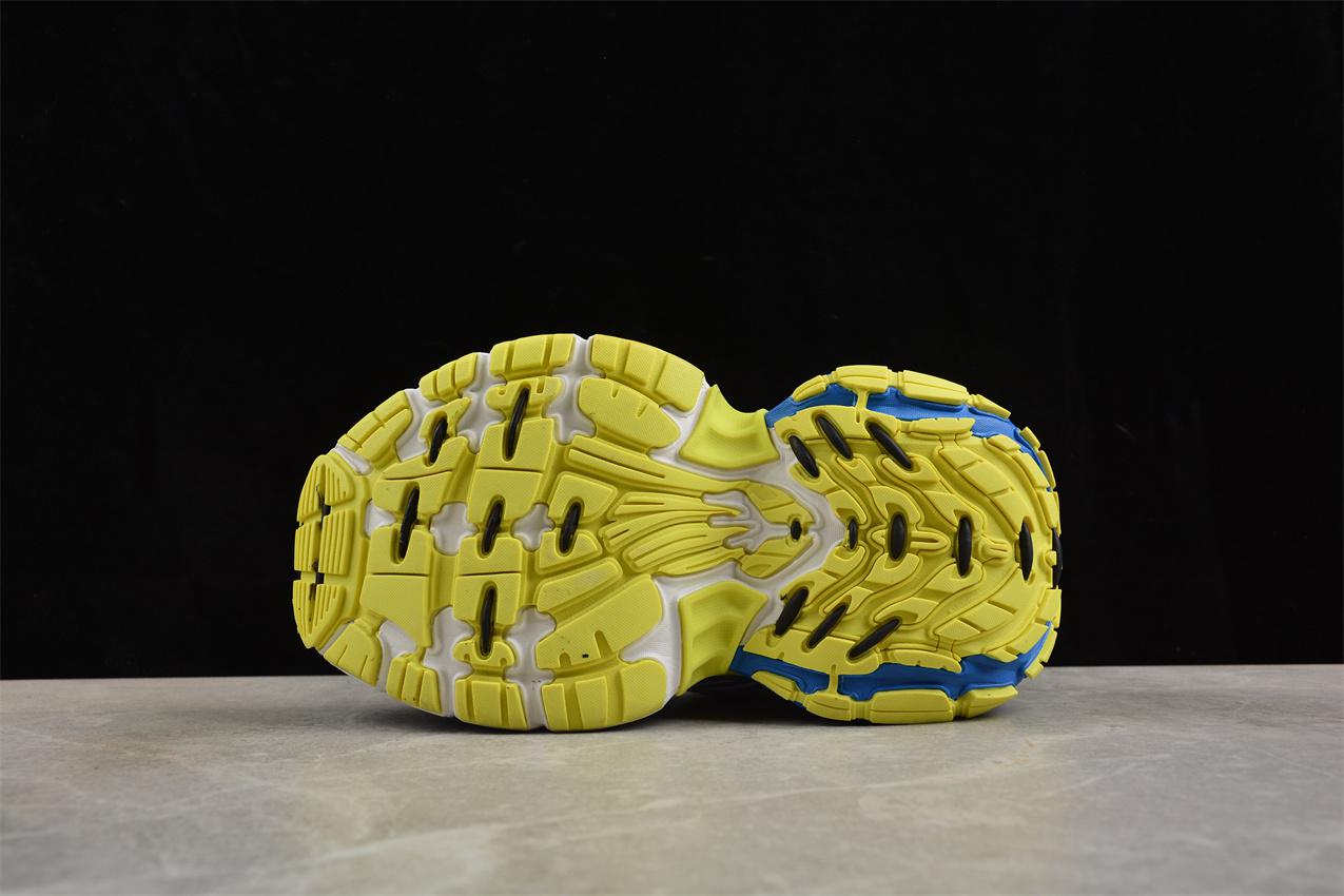 Balenciaga Track Sneaker "White/Grey/Blue/Yellow/Black" фото № 4