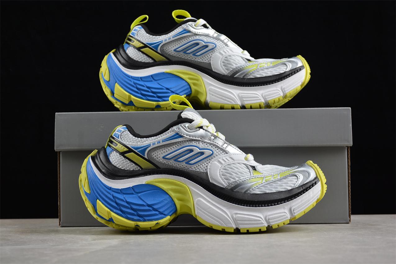 Balenciaga Track Sneaker "White/Grey/Blue/Yellow/Black" фото № 9